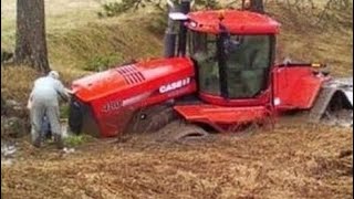 Best tractor stuck in mud compilation 2020 NEW [upl. by Schiffman330]