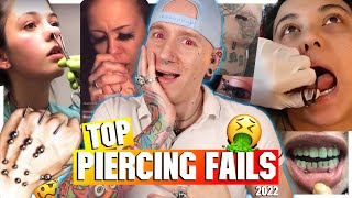 30 WORST PIERCING FAILS OF 2022  Roly Reacts [upl. by Draw]