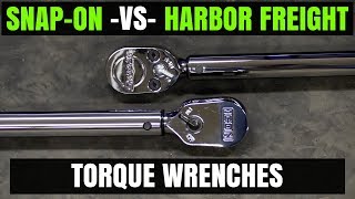 Snapon  VS  Harbor Freight  ICON  12quot Torque Wrenches [upl. by Aeriela178]