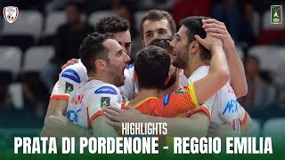 HIGHLIGHTS  2 ROUND 1 HALF  Reggio Emilia vs Grottazzolina [upl. by Mccallum]