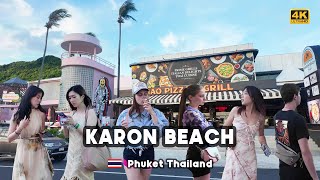 4K 🇹🇭 Walking Karon Beach During the Low Season of 2024 Phuket Thailand [upl. by Nievelt]