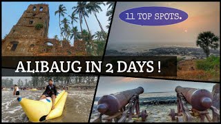 11 Amazing Places To Visit In Alibaug  Alibaug In 2 days [upl. by Aicined698]