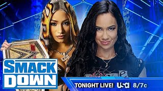 SMACKDOWNMERCEDES MONÉ AND AJ LEE FACE TO FACE [upl. by Calvinna]