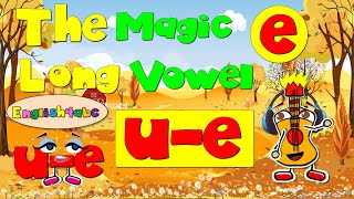 The Magic e  Long Vowel ue  Phonics Mix [upl. by Corney233]