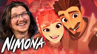 NIMONA 2023 MOVIE REACTION  First Time Watching  Review [upl. by Nagel]