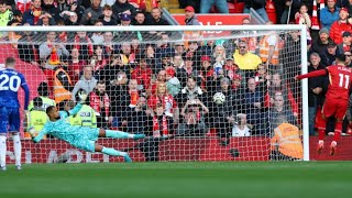 Mo Salah penalty vs Chelsea at Anfield  Liverpool 21 Chelsea [upl. by Reivax98]