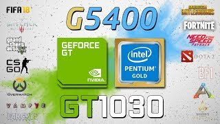 ¿El mejor de los Pentium PC Gamer Test Pentium Gold G5400  GT 1030 2GB  PUBG  Fortnite [upl. by Adierf849]