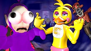 THIS ANIMATRONIC SCARY ME  Tinky Winky Plays The Glitched Attarction Halloween [upl. by Alliehs]