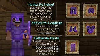 Best Enchantments For All Armor in minecraft [upl. by Aonian]