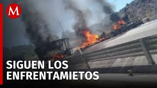 Reportan nuevos enfrentamientos armados en carreteras de Sinaloa [upl. by Locklin166]