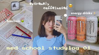 STUDY VLOG med school exams what i eat in a day cutting my own hair [upl. by Harahs]