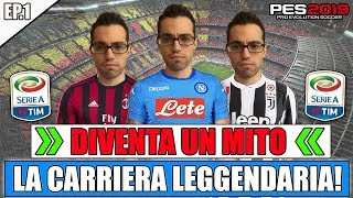 INIZIA LA CARRIERA DI UNA LEGGENDA SFIDIAMO SUBITO LIONEL MESSI  PES 2019 DIVENTA UN MITO 1 [upl. by Annayi840]