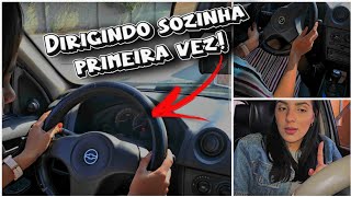 Dirigindo sozinha primeira vez  ajudando minha irmã perder o medo de dirigir [upl. by Hewart]