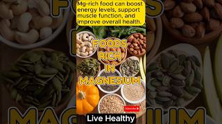 MagnesiumRich Foods The Secret Weapon for energy musclehealth and overallwellbeing america [upl. by Atnahsal388]