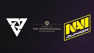 Tundra Esports vs NAVI Junior  TI13 Regional Qualifiers  WEU [upl. by Gnep]