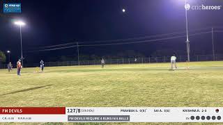 Live Cricket Match  FM Devils vs FM Mavericks  19Oct24 0545 PM  FMCL FALL 2024League Matches [upl. by Eem416]