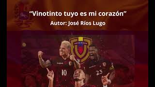 Promocional del tema quotVinotinto tuyo es mi corazónquot Del álbum quotSalvar el amorquot [upl. by Frohman]