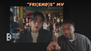 MY BIAS  V ‘FRIENDS’ Official MV REACTION [upl. by Andeee948]