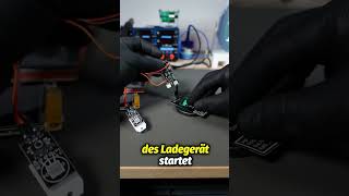 ESP32 kabellos betreiben Test mit Induktionsadapter esp32 induction [upl. by Aenil325]