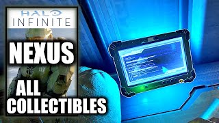 Halo Infinite  Nexus All Collectible Locations All UNSC Audio Logs [upl. by Hildick]