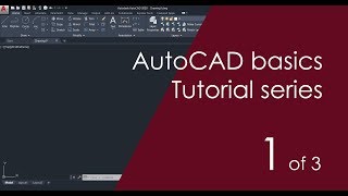 AutoCAD Basic Tutorial for Beginners  Part 1 of 3 [upl. by Ennobe666]