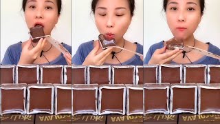 ASMR  pudding 🍫 asmr eating mukbang food eatingshow chocolate [upl. by Iolenta]