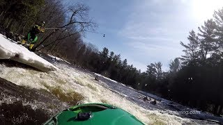 Peshtigo River kayaking 42118 [upl. by Ramas]