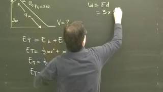 Energy Conservation Slide Problem [upl. by Altaf]