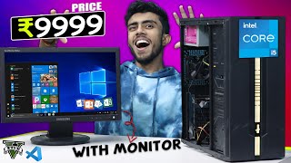 I Bought Cheapest i5 Gaming PC With Monitor 🔥 10000rs Super PC Build Gaming Work Study amp More [upl. by Rosaline148]