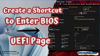 How to Create a Shortcut to Enter the BIOS  Windows 11  10 doitmostafa [upl. by Strander583]