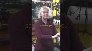 Van de Graaff Generator Brushes engineering electricity highvoltage blonde science energy [upl. by Ardnauqal134]