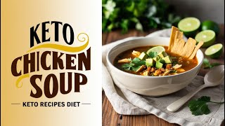 Keto Chicken Taco🍲Soup Keto Recipes Keto Diet Recipes Weightloss shorts Chicken Soup [upl. by Sardella]