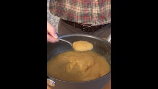 Brandy Applesauce  A quick homemade side dish for Thanksgiving thesauceandgravychannel gravyguy [upl. by Mintz]