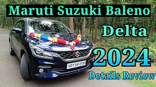 Baleno Delta 2024 Detail review New Maruti Suzuki Baleno Review baleno2024 [upl. by Tihw36]