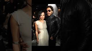 Lenny Kravitz celebrates Walk of Fame with his daughter Zoe Kravitz zoekravitz [upl. by Thomajan]