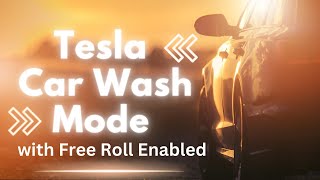 Tesla Car Wash Mode and How to Enable Free Roll Neutral on Tesla Model 3YSX tesla [upl. by Aimar]