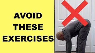 Lower Back Slipped Disc Exercises You MUST AVOID with Herniated Discs amp Sciatica [upl. by Minta706]