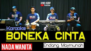 BONEKA CINTA Karaoke Nada Wanita  Endang Maymunah [upl. by Sawyer]