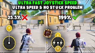 Joystick Fast Movement In Pubg 🥶🔥Terbaik Movement Super Lincah  Joystick Stuck Problem Fix 33 [upl. by Alahc]