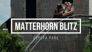 Matterhorn Blitz Mack Wild Mouse Roller Coaster onride POV at Europa Park [upl. by Acinoj]