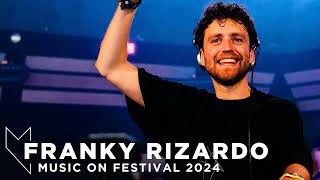 FRANKY RIZARDO at MUSIC ON FESTIVAL 2024 • AMSTERDAM 444 Hz [upl. by Anomor]