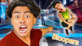 10 Things Not To Do in The Trampoline Park Bloopers [upl. by Cross191]