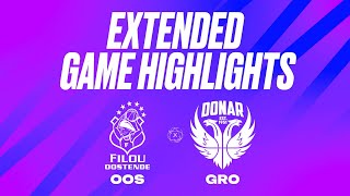 Filou Oostende vs Donar Groningen  Game Highlights [upl. by Asilehc553]