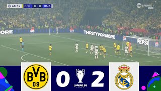 Borussia Dortmund  Real Madrid 02  UEFA Şampiyonlar Ligi Finali 202324  Maçı Özeti [upl. by Leffert]