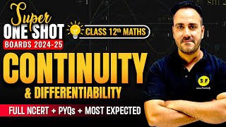 Continuity amp Differentiability One Shot 202425 Full NCERT with PYQs  Class 12th Maths Ushank Sir [upl. by Hedve]