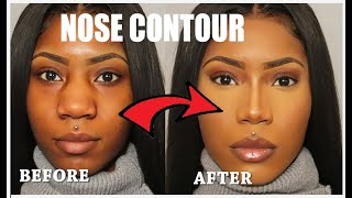 VERY DETAILED HOW TO NOSE CONTOUR TUTORIAL  VanessaK7 [upl. by Nayd]