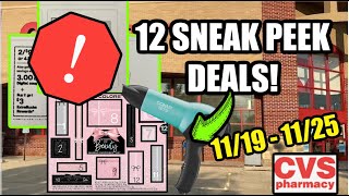 CVS SNEAK PEEK DEALS STARTING 1119  12 New Deals Pre Black Friday [upl. by Ybbob465]