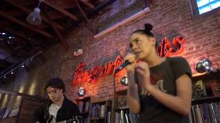 Bishop Briggs  Lying Acoustic LIVE HD 2018 Long Beach Fingerprints Music [upl. by Ima680]