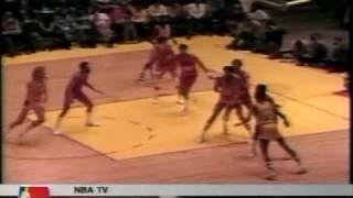 Kareem  40 pts vs Blazers Game 2  77 WCF [upl. by Eetsirhc]