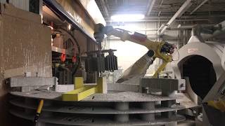 Robotic Investment Casting  Shelling System 17 [upl. by Sterne297]